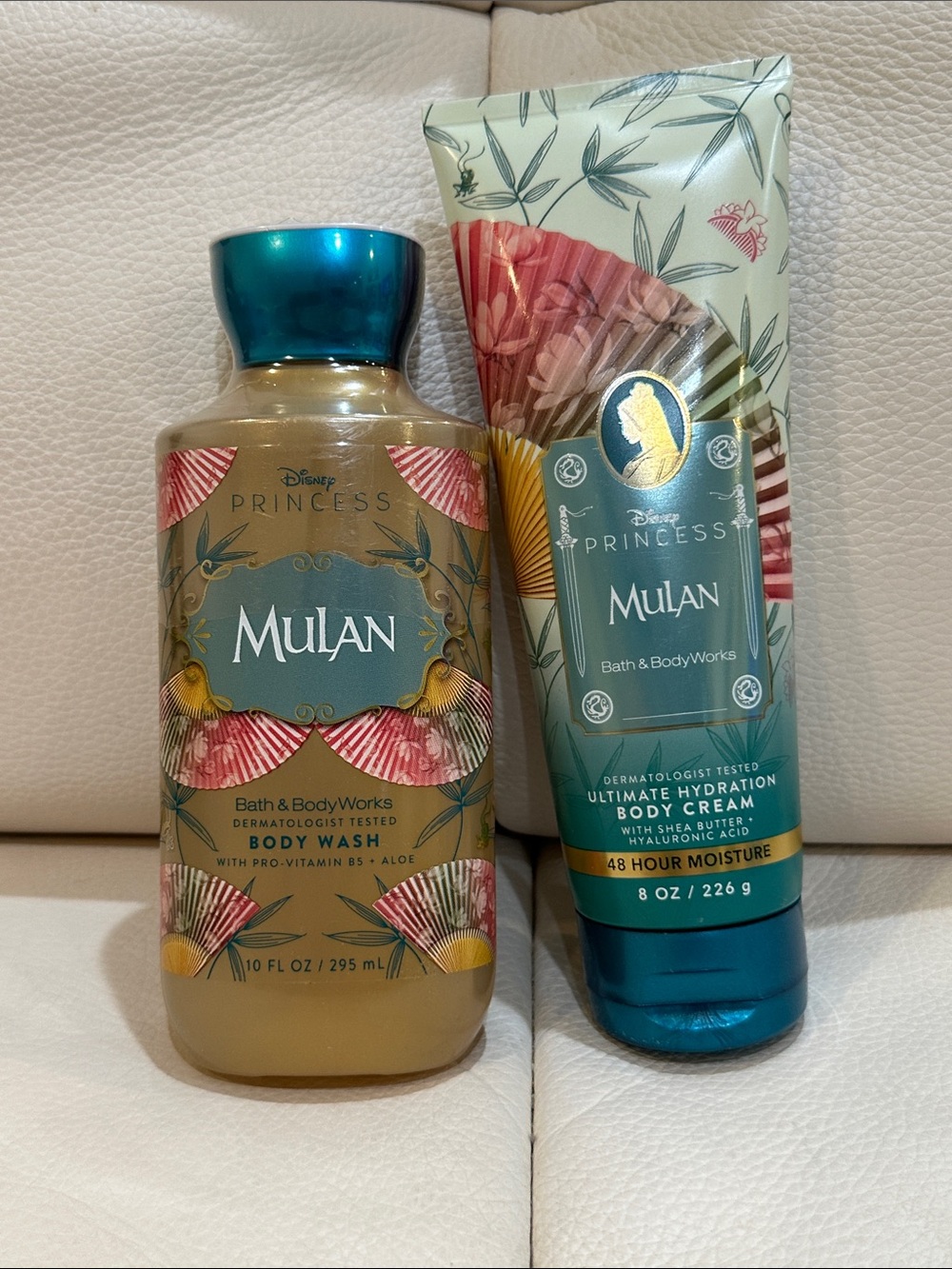 Bath & Body Works Disney Princess Mulan 2 Pieces Bath and Body Care Set
